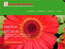 Tablet Screenshot of maximumnursery.com